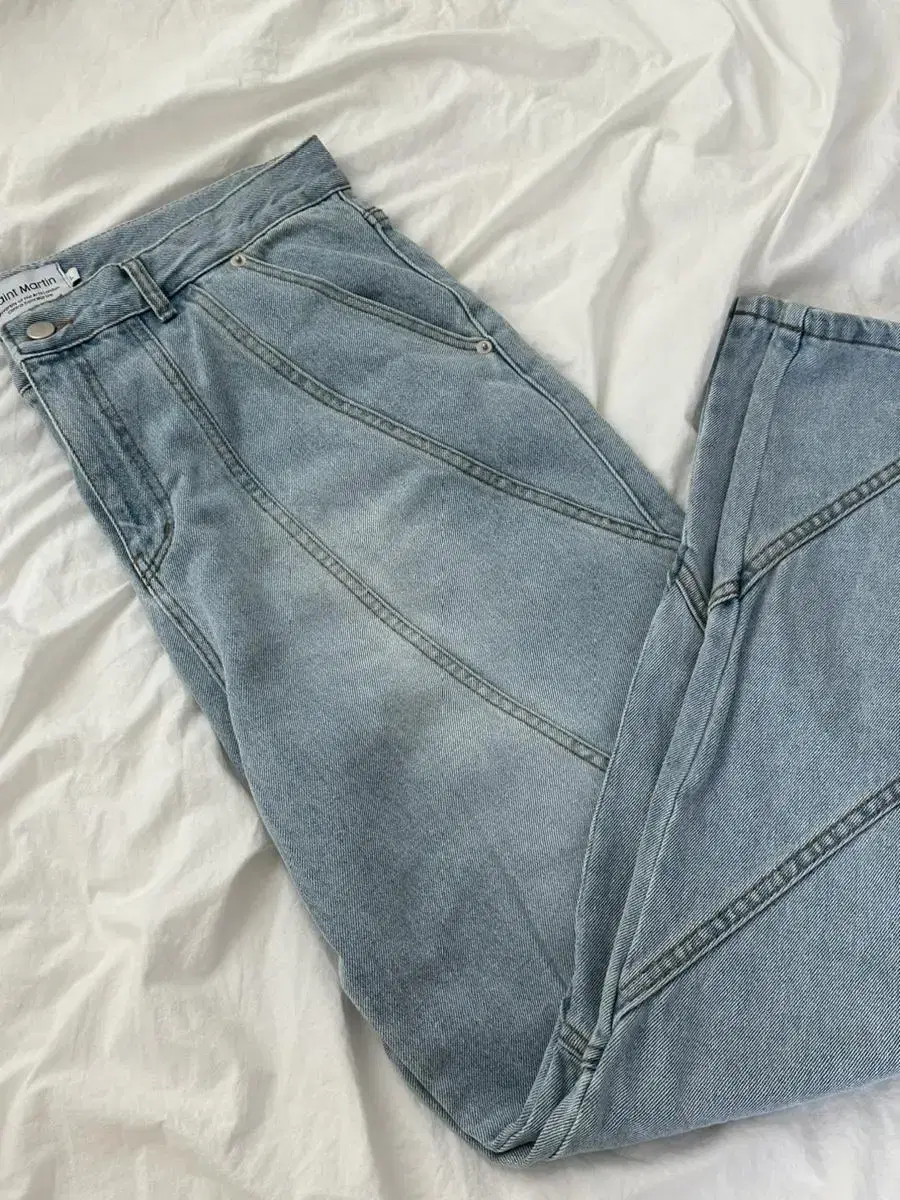 디서먼트 Tornado cutting wide denim (L)